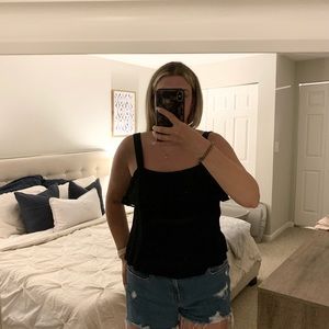 Black layered detailed tank